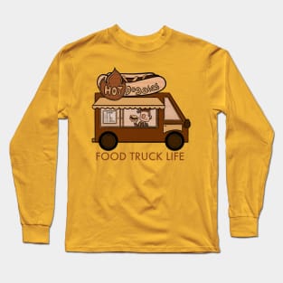 Food truck life for hot dog design Long Sleeve T-Shirt